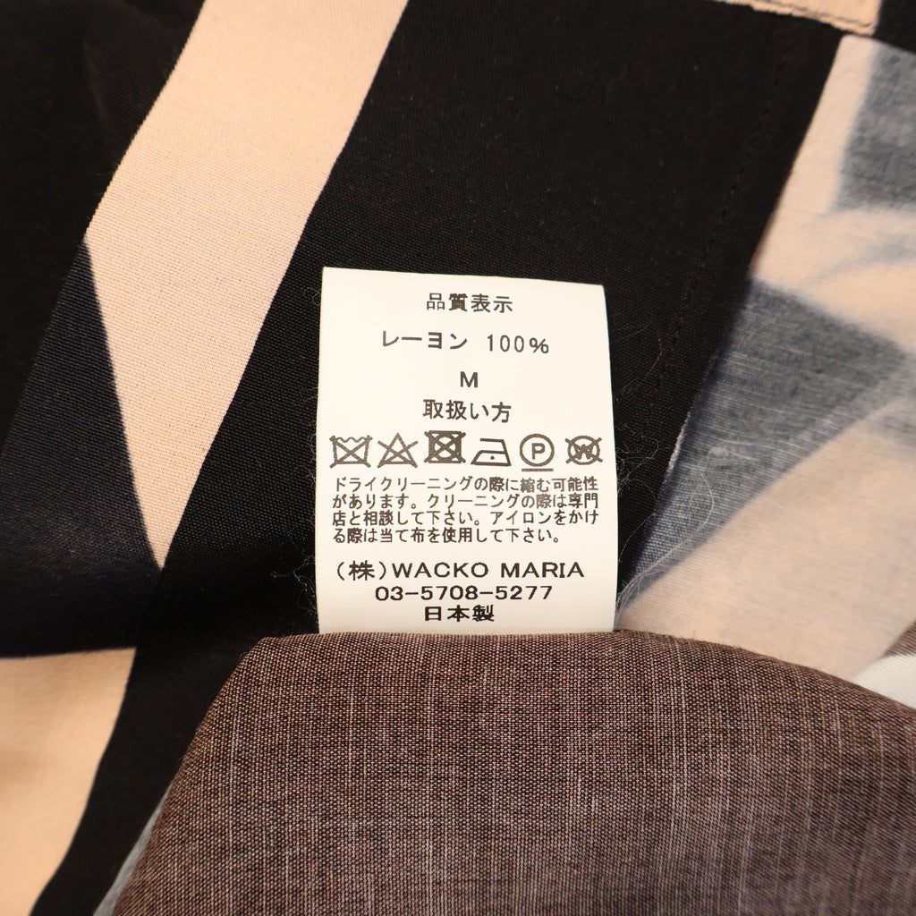 WACKO MARIA(ワコマリア) 24SS CHET BAKER / S/S HAWAIIAN SHIRT ハワイアン 半袖シャツ ブラック