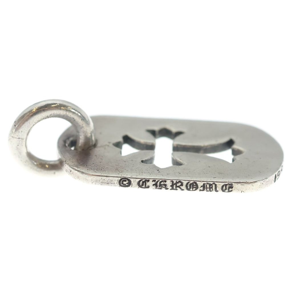 CHROME HEARTS(クロムハーツ) D TAG SML CO CRS カットアウトクロスドッグタグ スモール ペンダントトップ シルバー BCA242