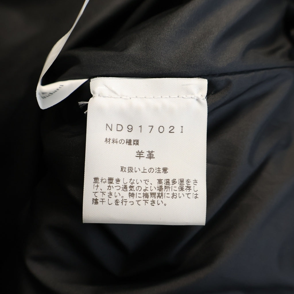 SUPREME(シュプリーム) 17AW ×THE NORTH FACE LEATHER NUPTSE DOWN JACKET ヌプシ レザーダウンジャケット ブラック ND91702I