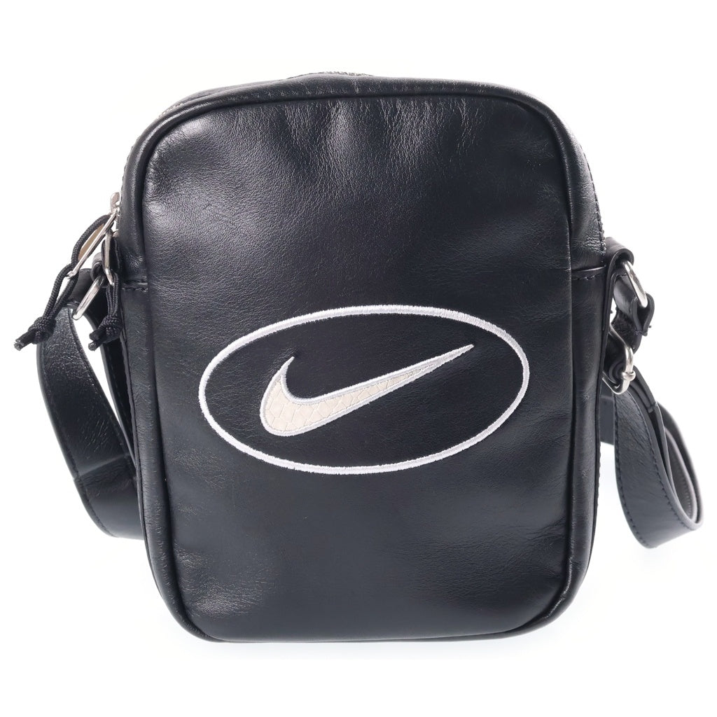 SUPREME(シュプリーム) 25SS ×NIKE Leather Shoulder Bag ナイキ レザー ショルダーバッグ ブラック HJ7964-045
