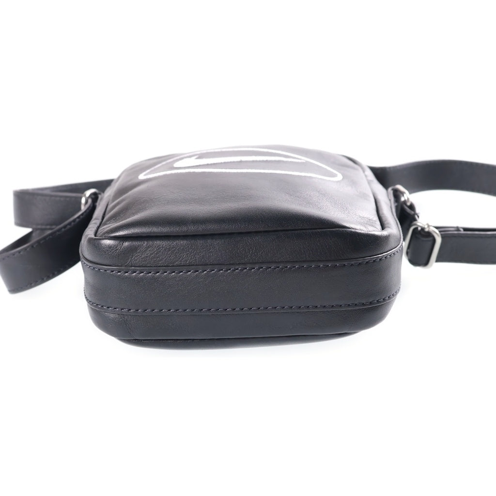 SUPREME(シュプリーム) 25SS ×NIKE Leather Shoulder Bag ナイキ レザー ショルダーバッグ ブラック HJ7964-045