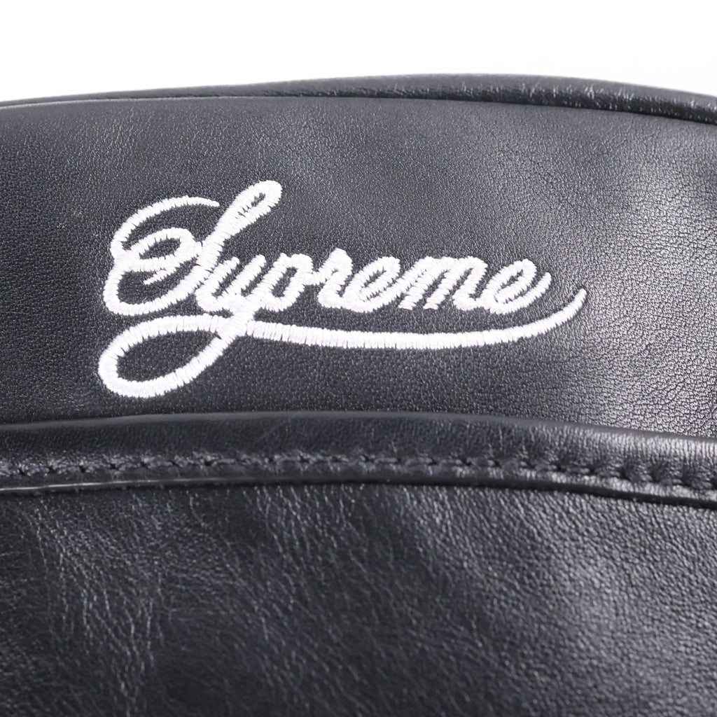SUPREME(シュプリーム) 25SS ×NIKE Leather Shoulder Bag ナイキ レザー ショルダーバッグ ブラック HJ7964-045