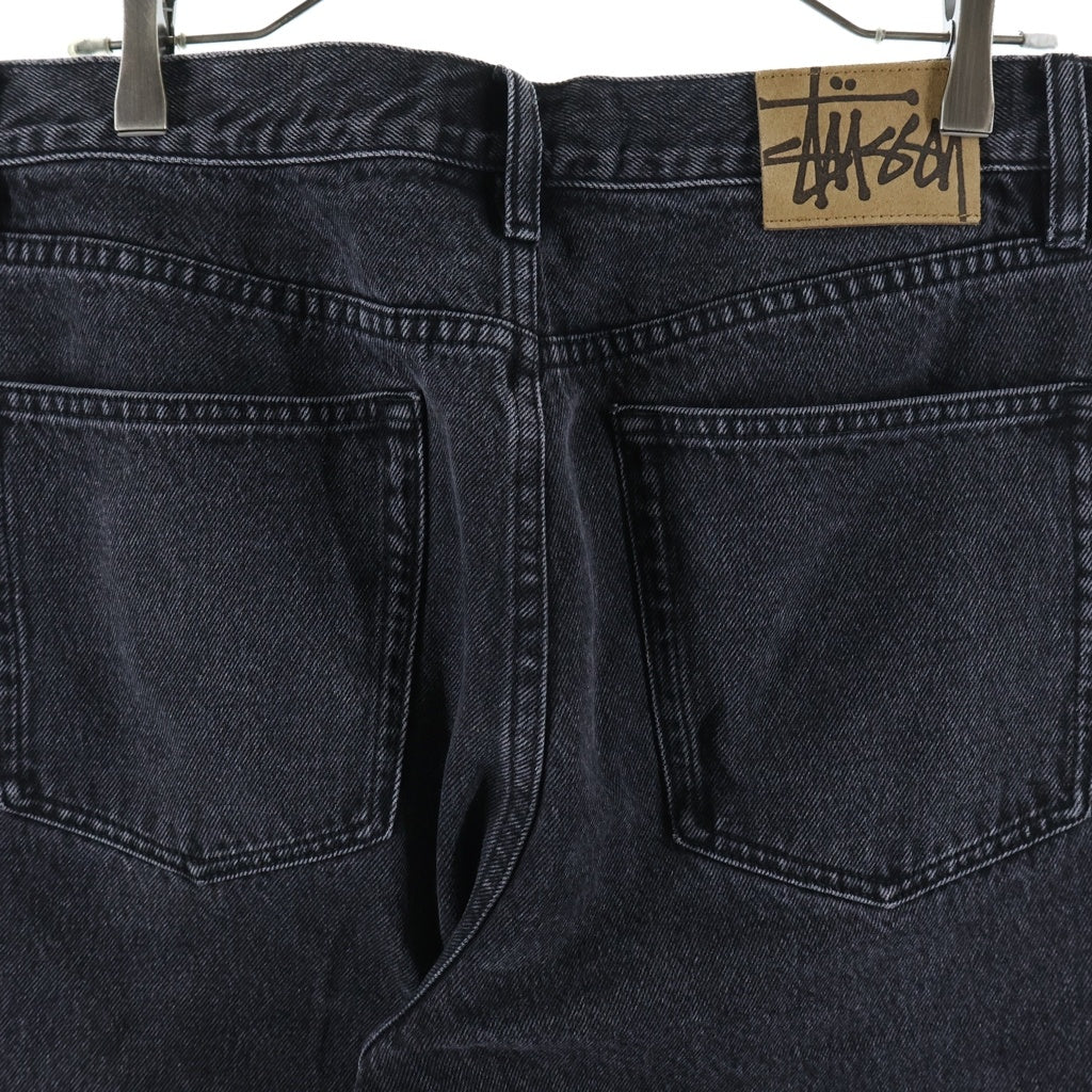 STUSSY(ステューシー) SLIM JEAN DENIM スリム ストレート デニム ジーンズ パンツ ブラック 116763