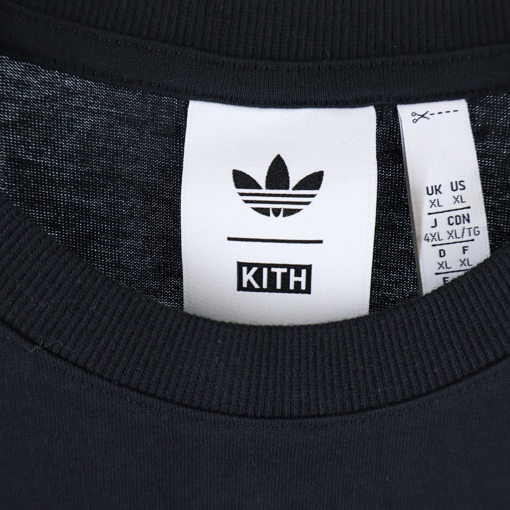 KITH(キス) Lionel Messi x adidas Football Graphic Tee リオネル・メッシ アディダス フットボール グラフィック プリント 半袖 Tシャツ カットソー ブラック