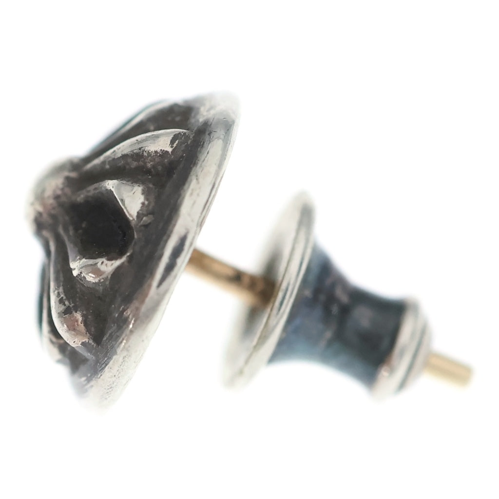 CHROME HEARTS(クロムハーツ) STUD CRSBLL クロスボールスタッドピアス シルバー BCA110