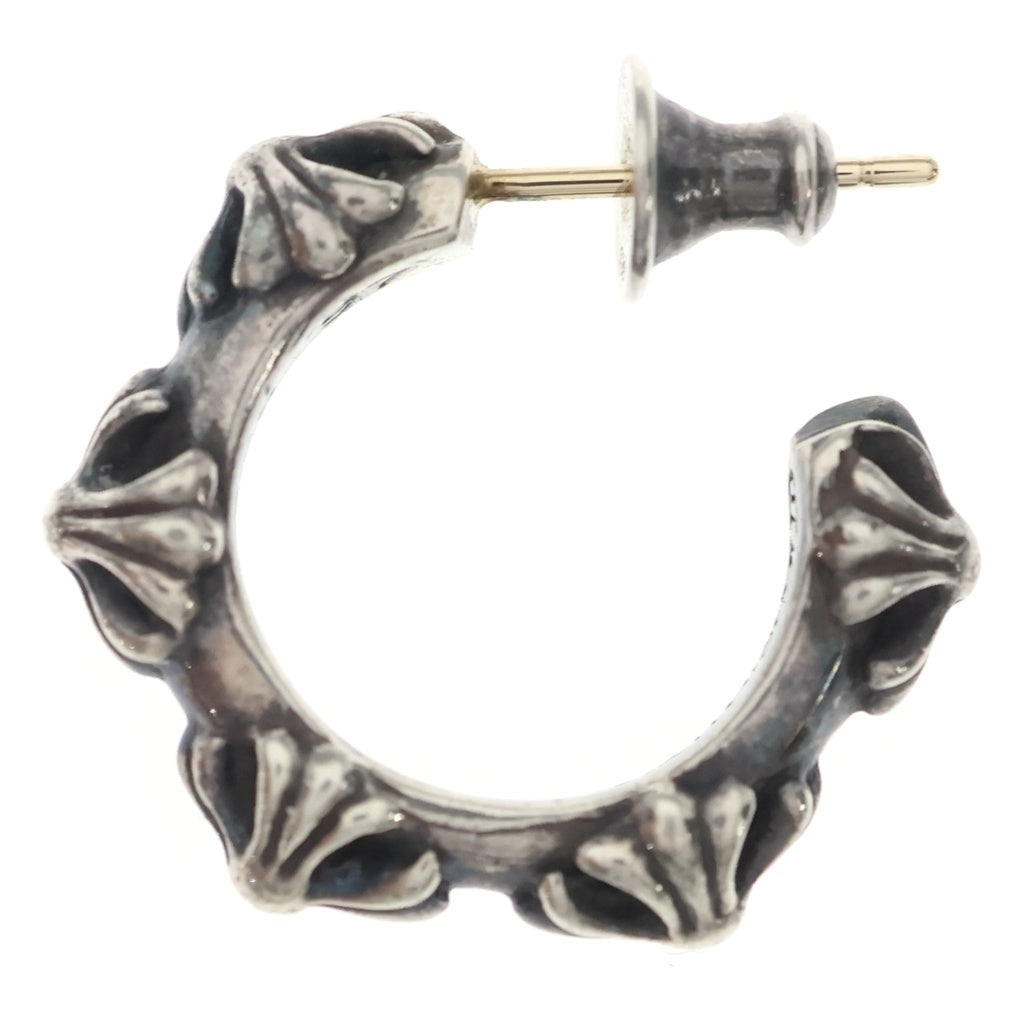 CHROME HEARTS(クロムハーツ) HOOP CROSS クロスバンド フープピアス シルバー BCA100