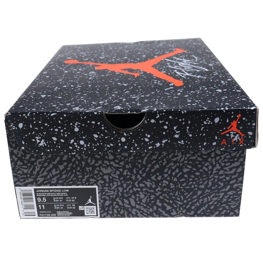 NIKE(ナイキ) Jordan Spizike Low Bred ジョーダン スパイジーク ロー ブレッド ブラック/レッド US9.5/27.5cm FQ1759-009