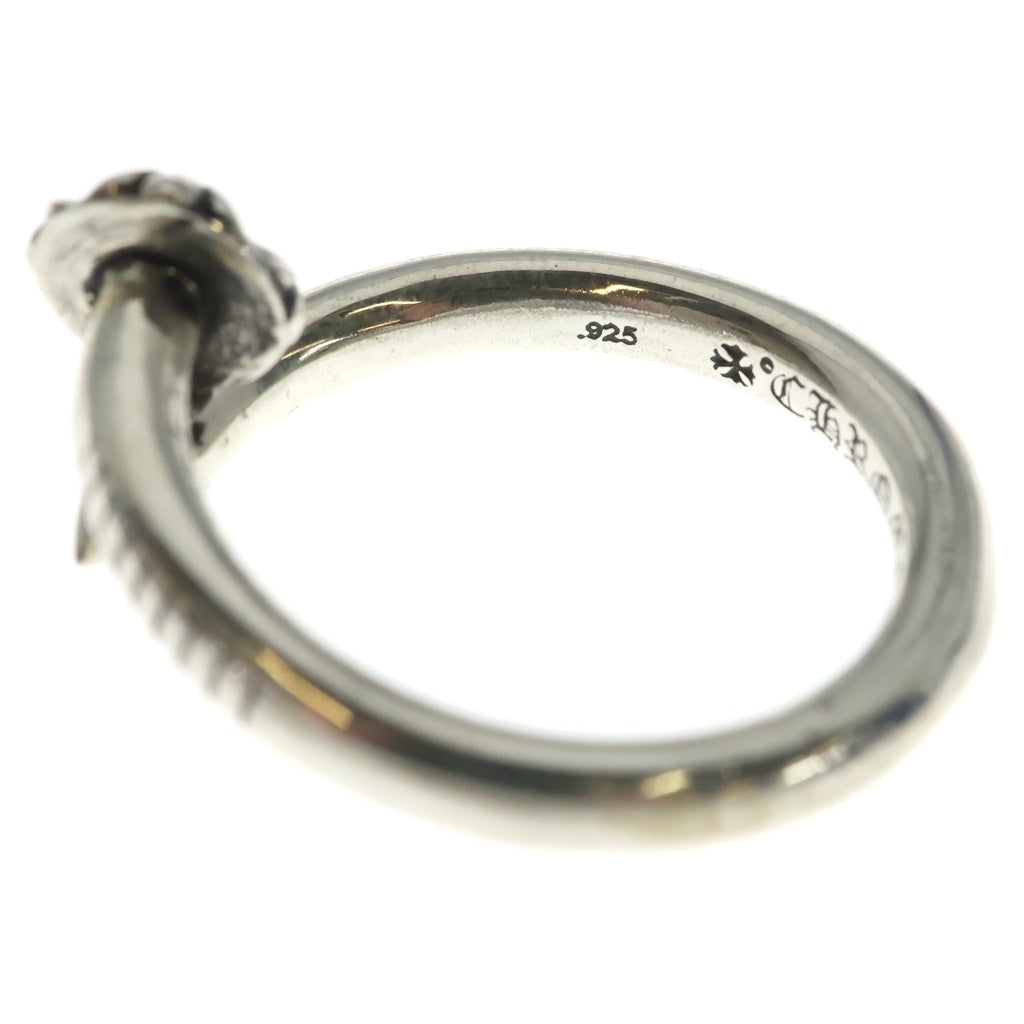 CHROME HEARTS(クロムハーツ) NAIL CRSBALL ネイル クロスボール リング シルバー BCA349