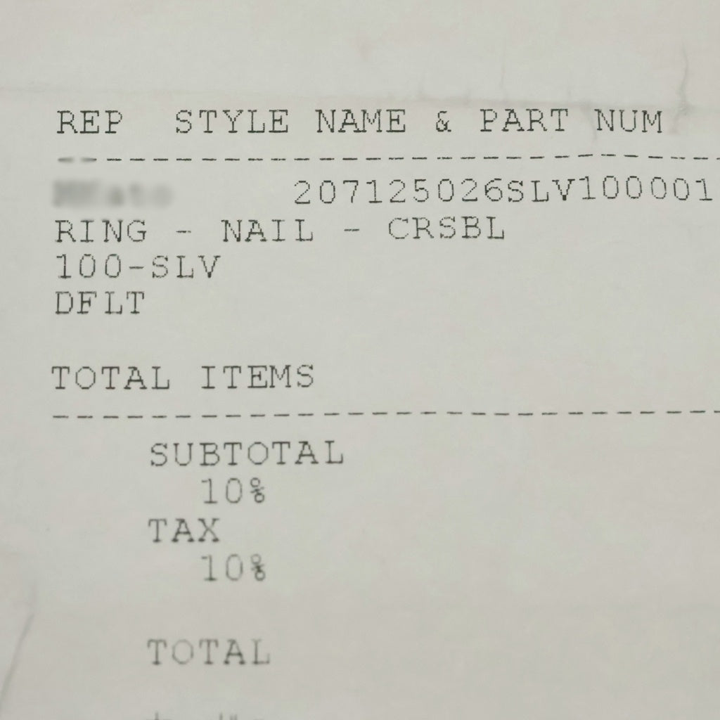CHROME HEARTS(クロムハーツ) NAIL CRSBALL ネイル クロスボール リング シルバー BCA349