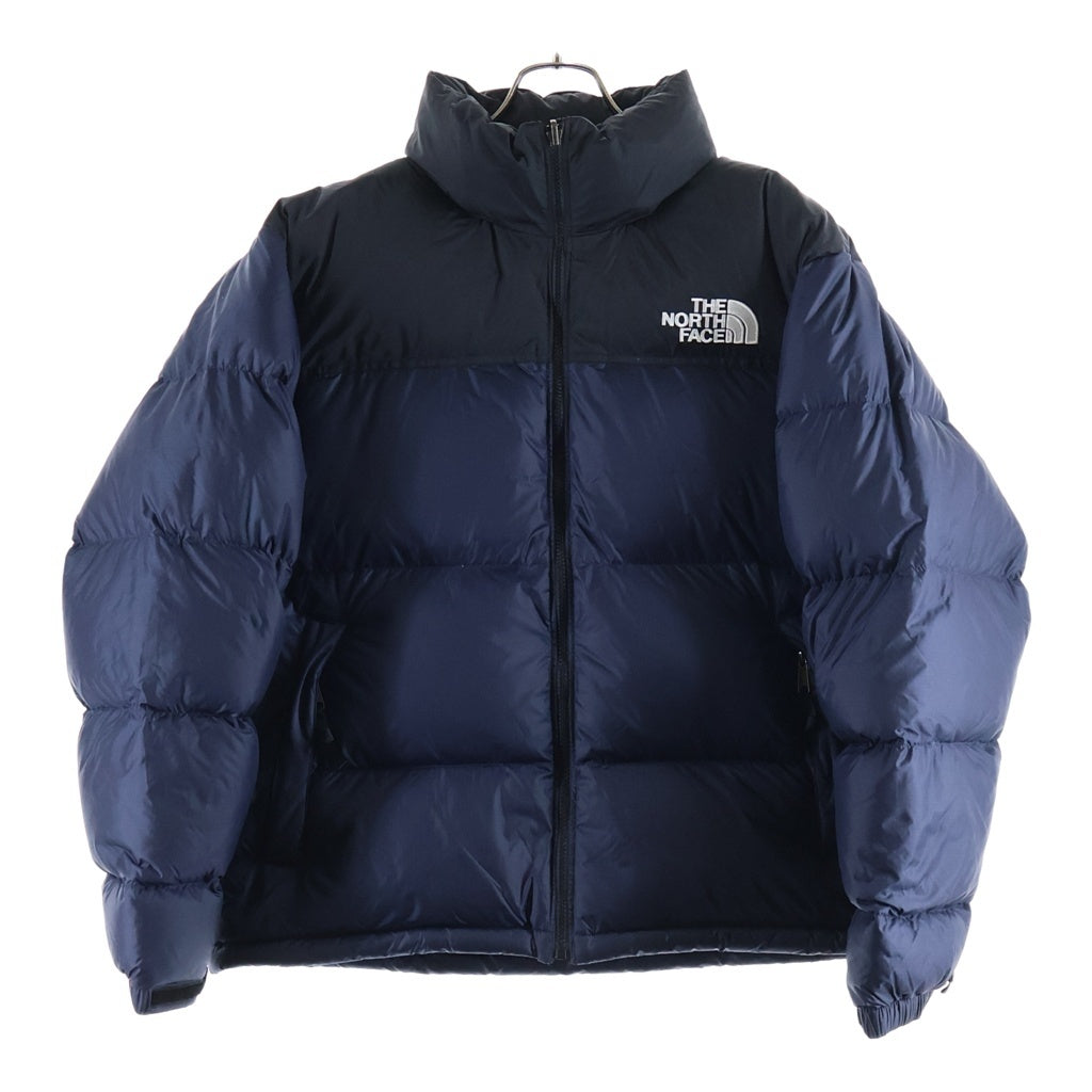 THE NORTH FACE(ザノースフェイス) NUPTSE JACKET ヌプシ フロントロゴダウンジャケット ネイビー/ブラック ND92555