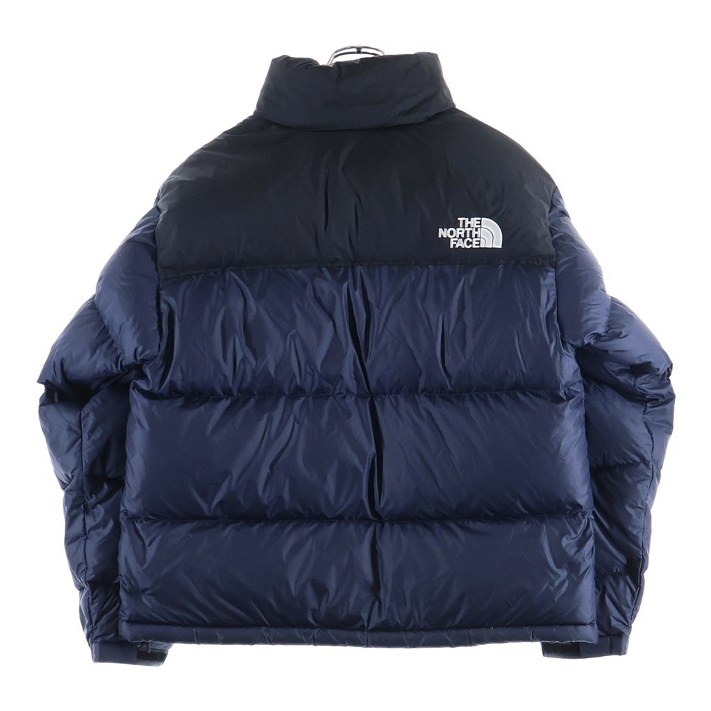 THE NORTH FACE(ザノースフェイス) NUPTSE JACKET ヌプシ フロントロゴダウンジャケット ネイビー/ブラック ND92555