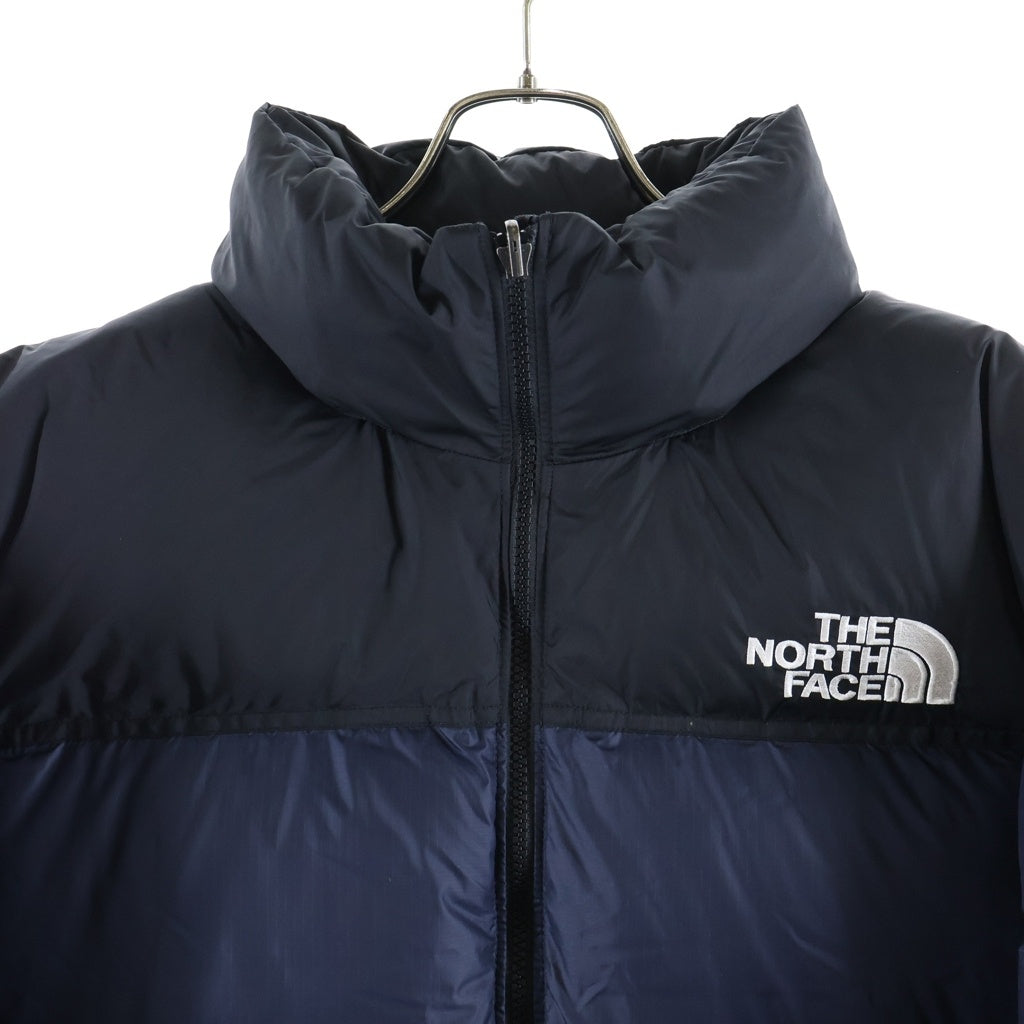 THE NORTH FACE(ザノースフェイス) NUPTSE JACKET ヌプシ フロントロゴダウンジャケット ネイビー/ブラック ND92555