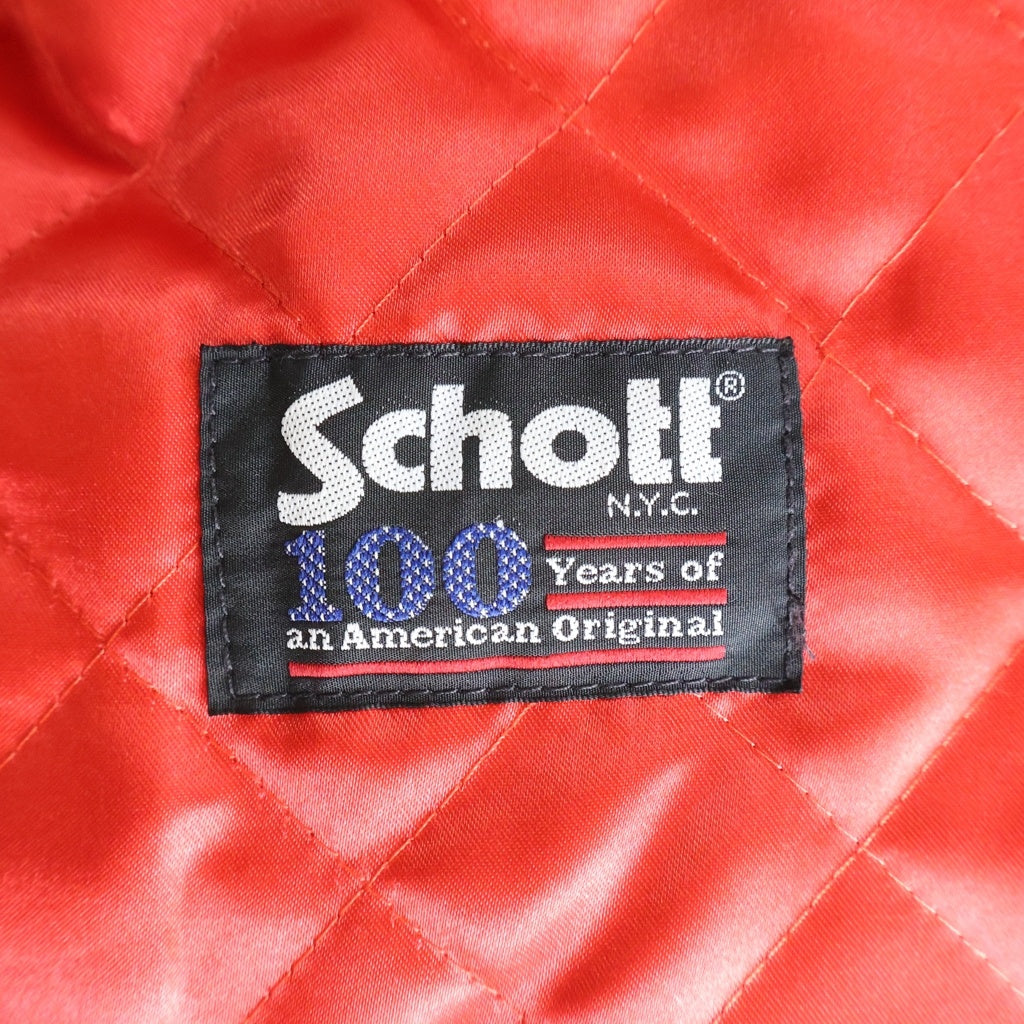 SCHOTT(ショット) 100th YEAR ROSIE ONE STAR RIDERS LEATHER JACKET 100周年記念限定モデル ダブルライダースジャケット ブラック 7371