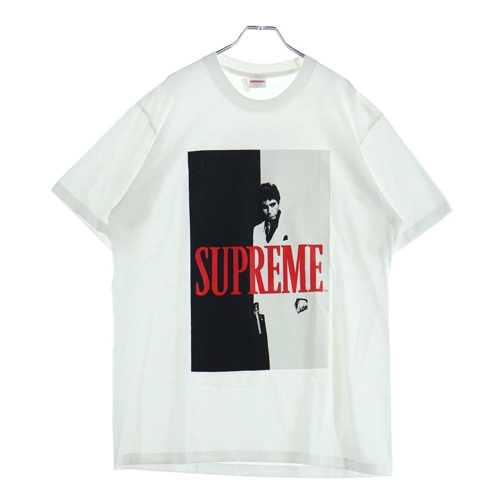 SUPREME(シュプリーム) 17AW Scarface Split Tee スカーフェイス スプリット クルーネック半袖Tシャツ カットソー ホワイト