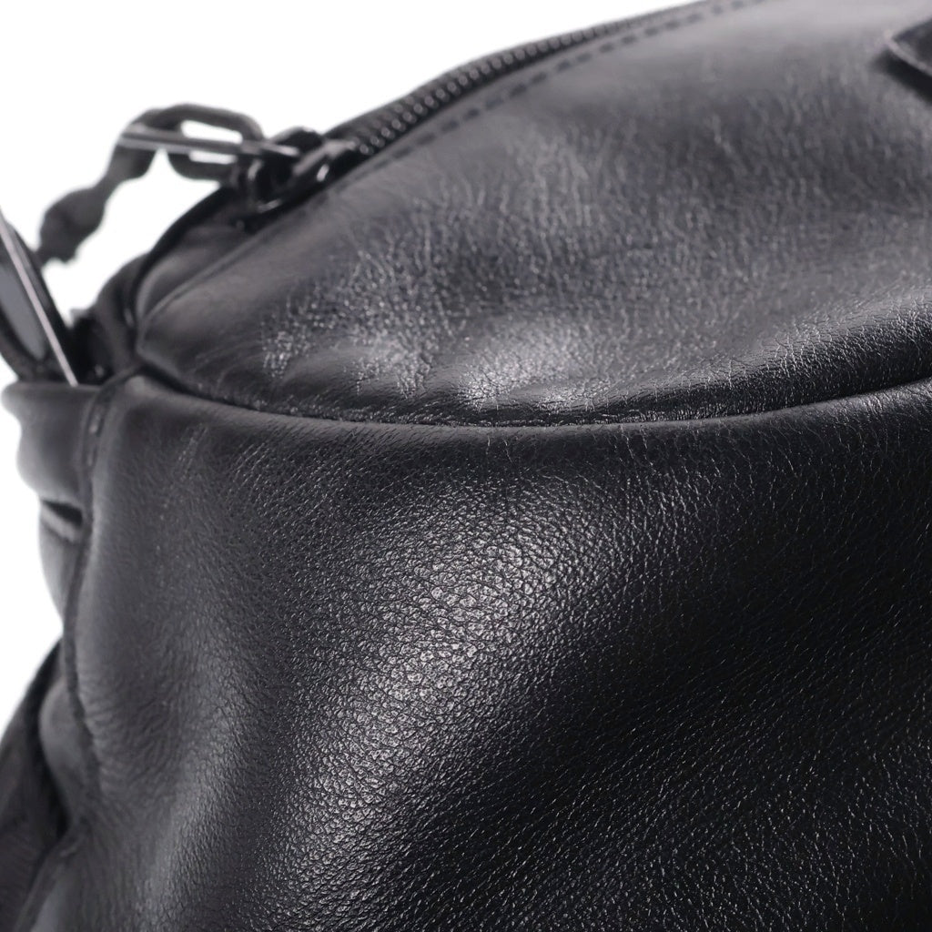 SUPREME(シュプリーム) 24AW Leather Waist Bag レザーウエストバッグ ブラック