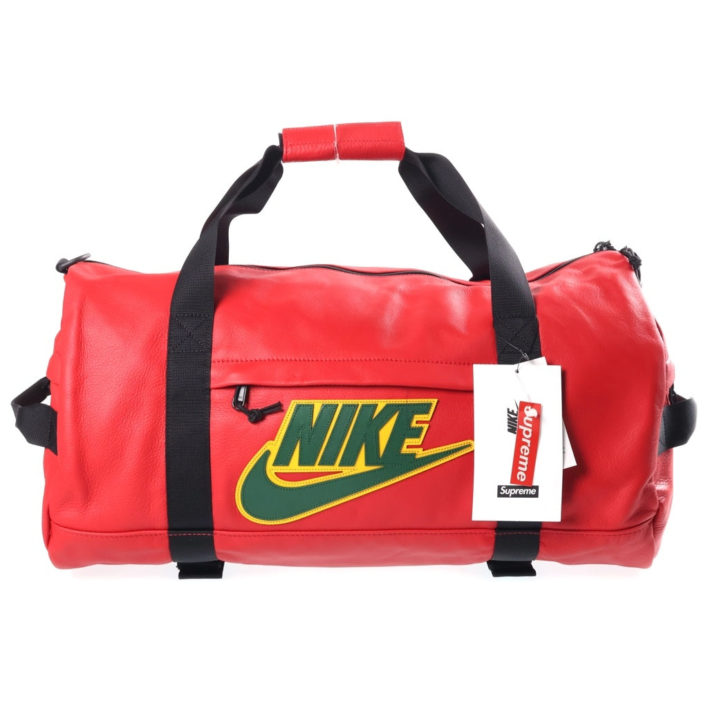 SUPREME(シュプリーム) 19AW ×NIKE Leather Duffel Bag レザーダッフルバッグ レッド CN4503-687