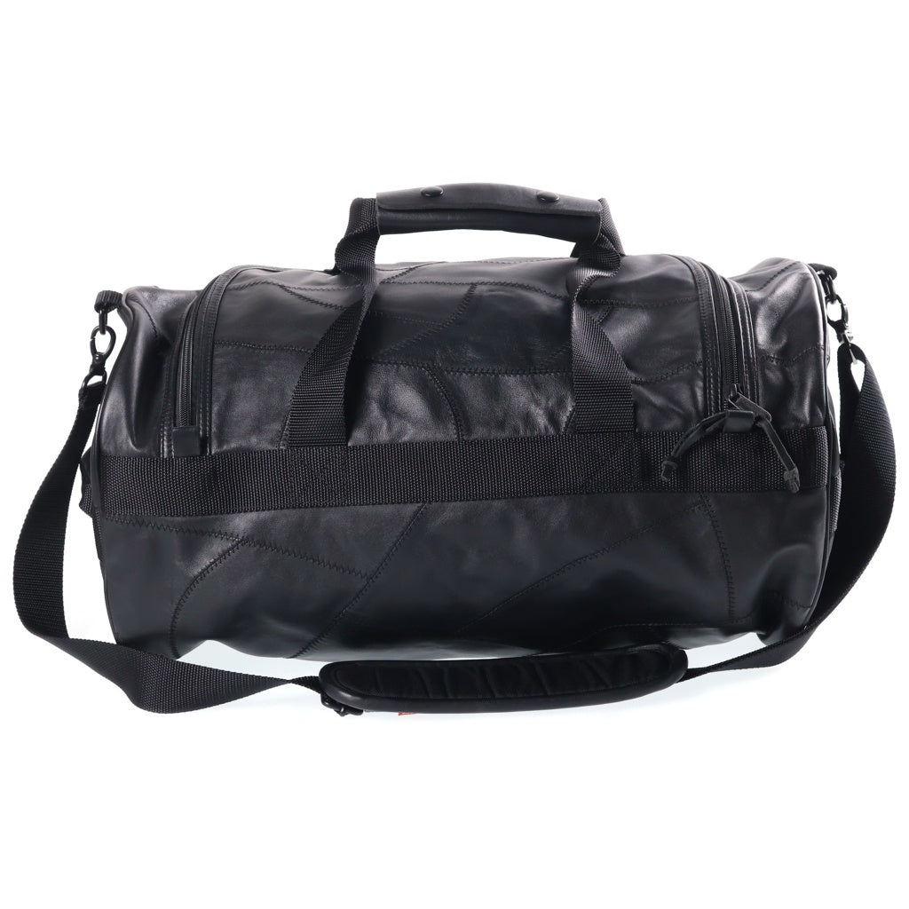 SUPREME(シュプリーム) 19AW Patchwork Leather Duffel Bag 31L パッチワーク レザーダッフルバッグ ブラック