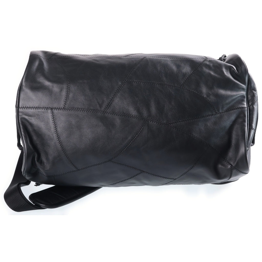 SUPREME(シュプリーム) 19AW Patchwork Leather Duffel Bag 31L パッチワーク レザーダッフルバッグ ブラック