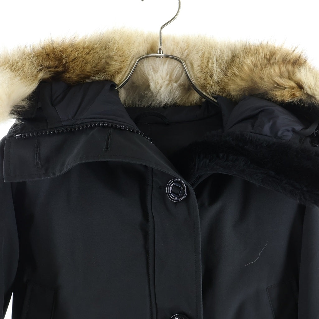 CANADA GOOSE(カナダグース) BRONTE PARKA ブロンテ パーカー ポリエステル×コットン ダウンジャケット アウターブラック 04T-02216616