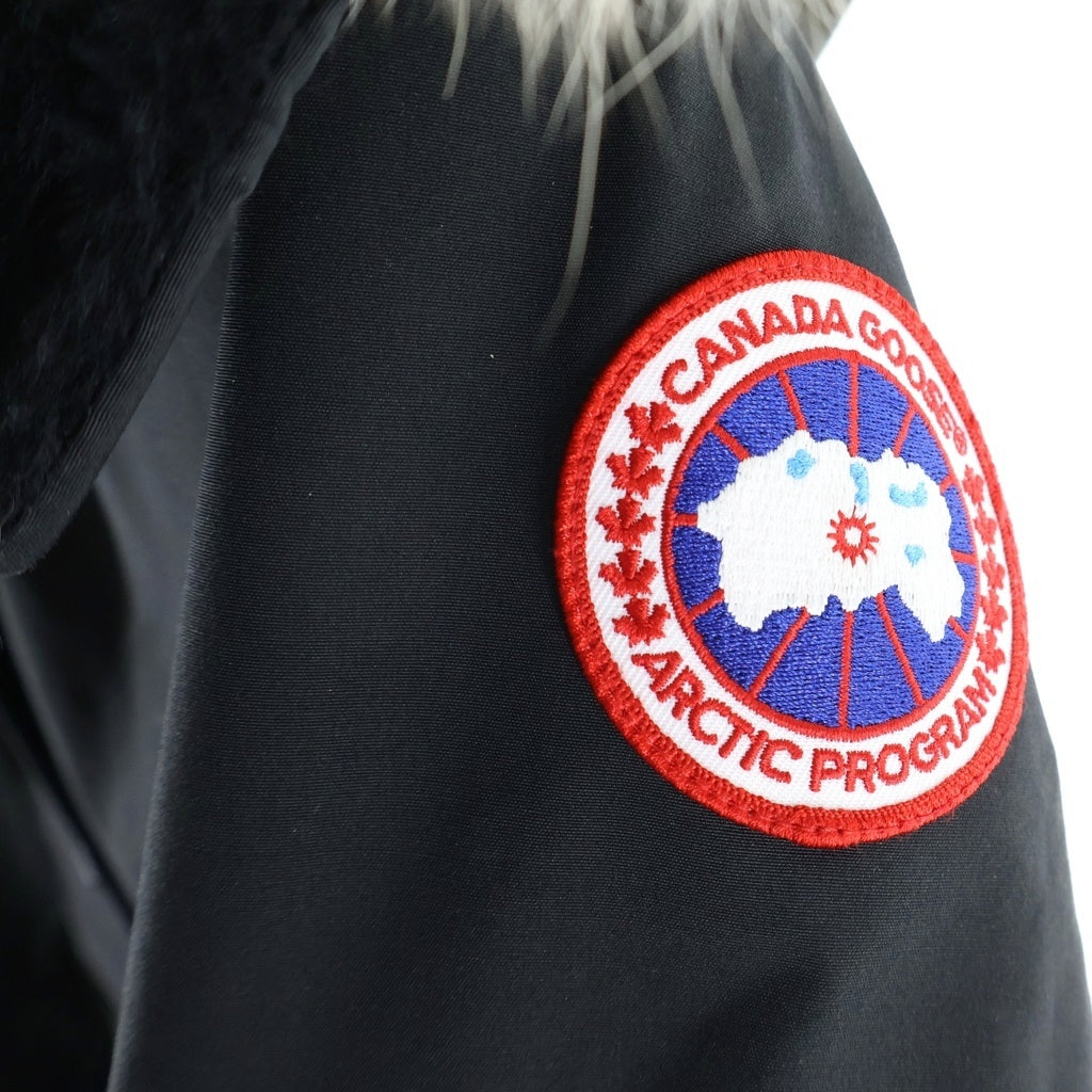 CANADA GOOSE(カナダグース) BRONTE PARKA ブロンテ パーカー ポリエステル×コットン ダウンジャケット アウターブラック 04T-02216616