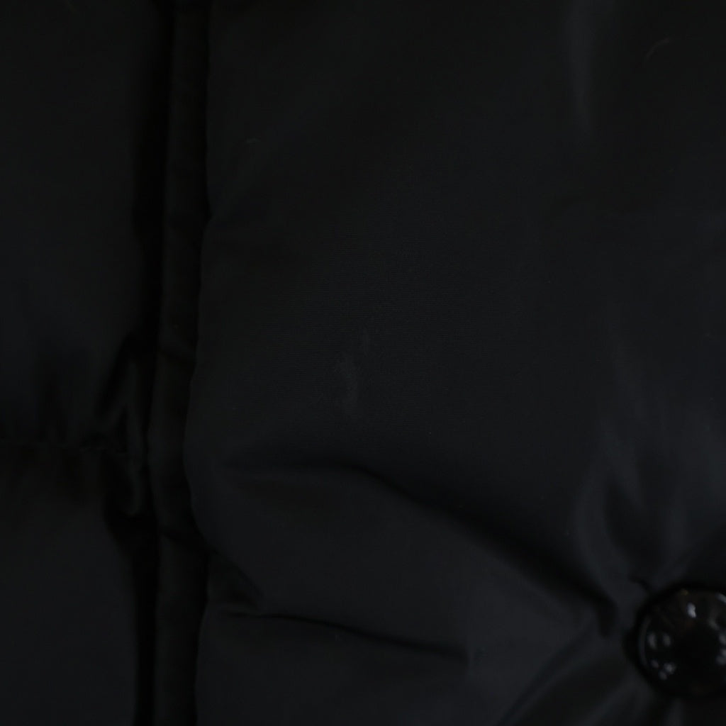 MONCLER(モンクレール) 17AW KHLOE クロエ ファーフーデッド ベルト付き ロングダウンコート ジャケット ブラック レディース C20934988425