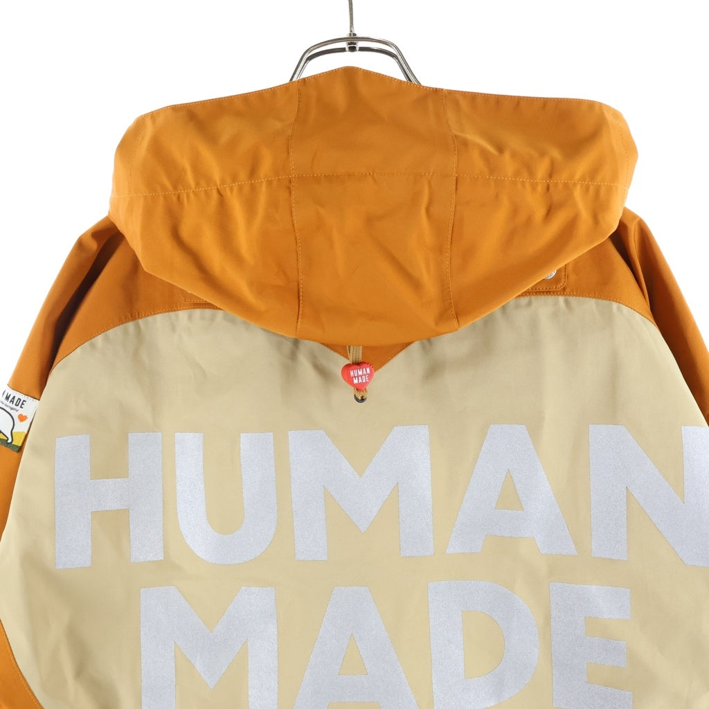 HUMAN MADE(ヒューマンメイド) 22AW 3-Layer Shell Jacket 3レイヤーシェルジャケット オレンジ/ベージュ HM24JK023