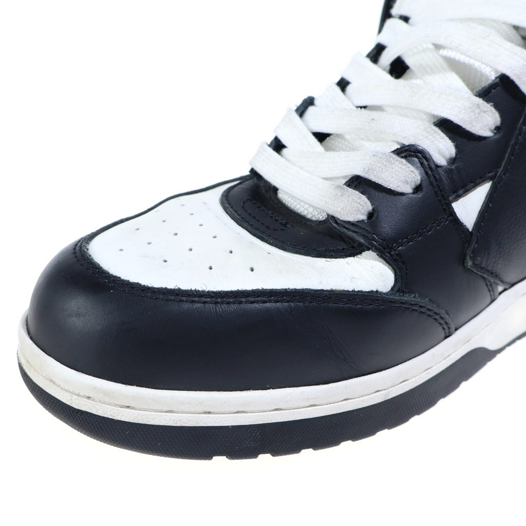 OFF-WHITE(オフホワイト) Out Of Office Mid Top Leather Sneaker アウトオブ オフィス ミッド レザー スニーカー ホワイト/ブラック