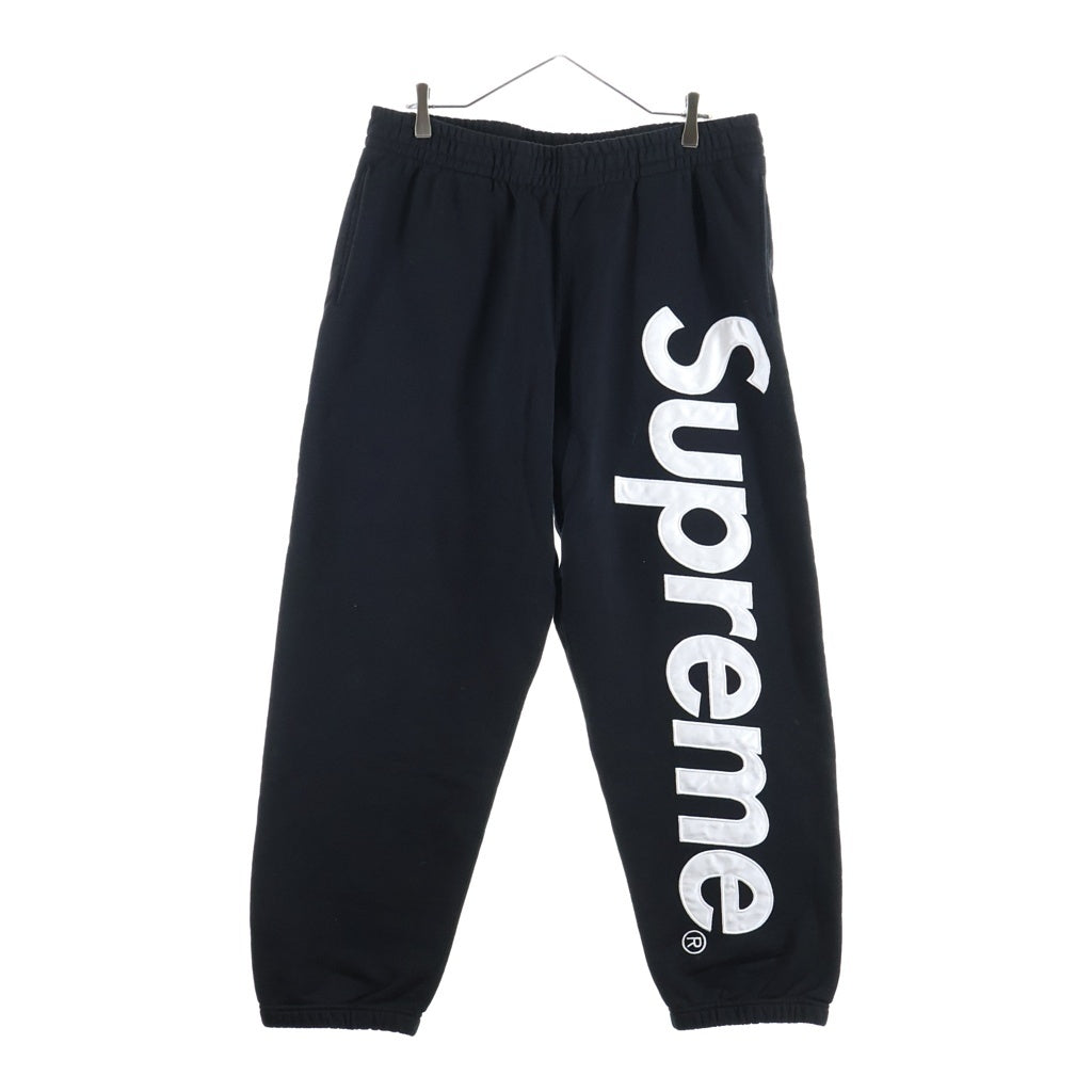 SUPREME(シュプリーム) 22AW SATIN APPLIQUE SWEATPANT サテン アップリケ スウェットパンツ ブラック