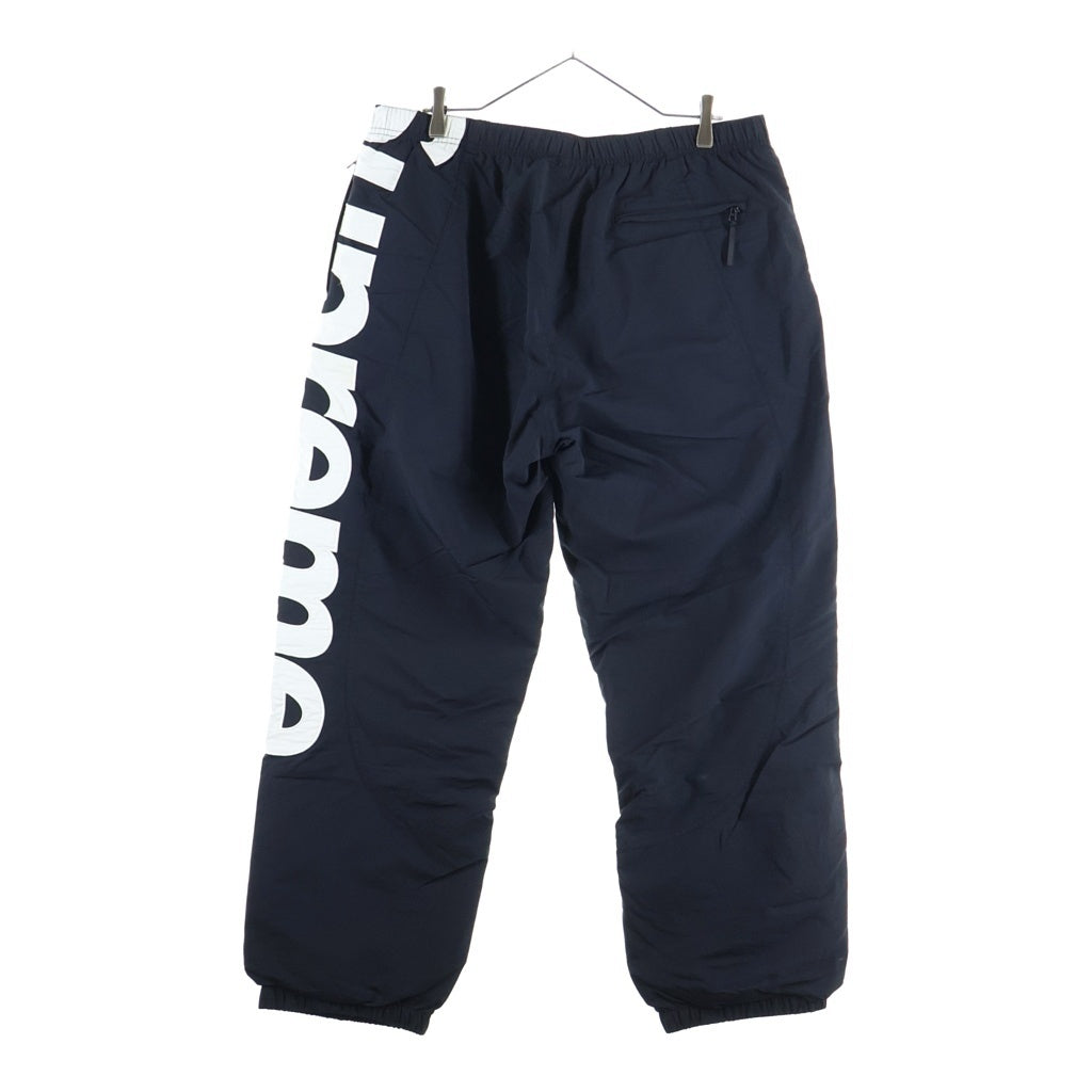SUPREME(シュプリーム) 21SS Spellout Track Pantサイドロゴ スペルアウト ナイロントラック パンツ ブラック