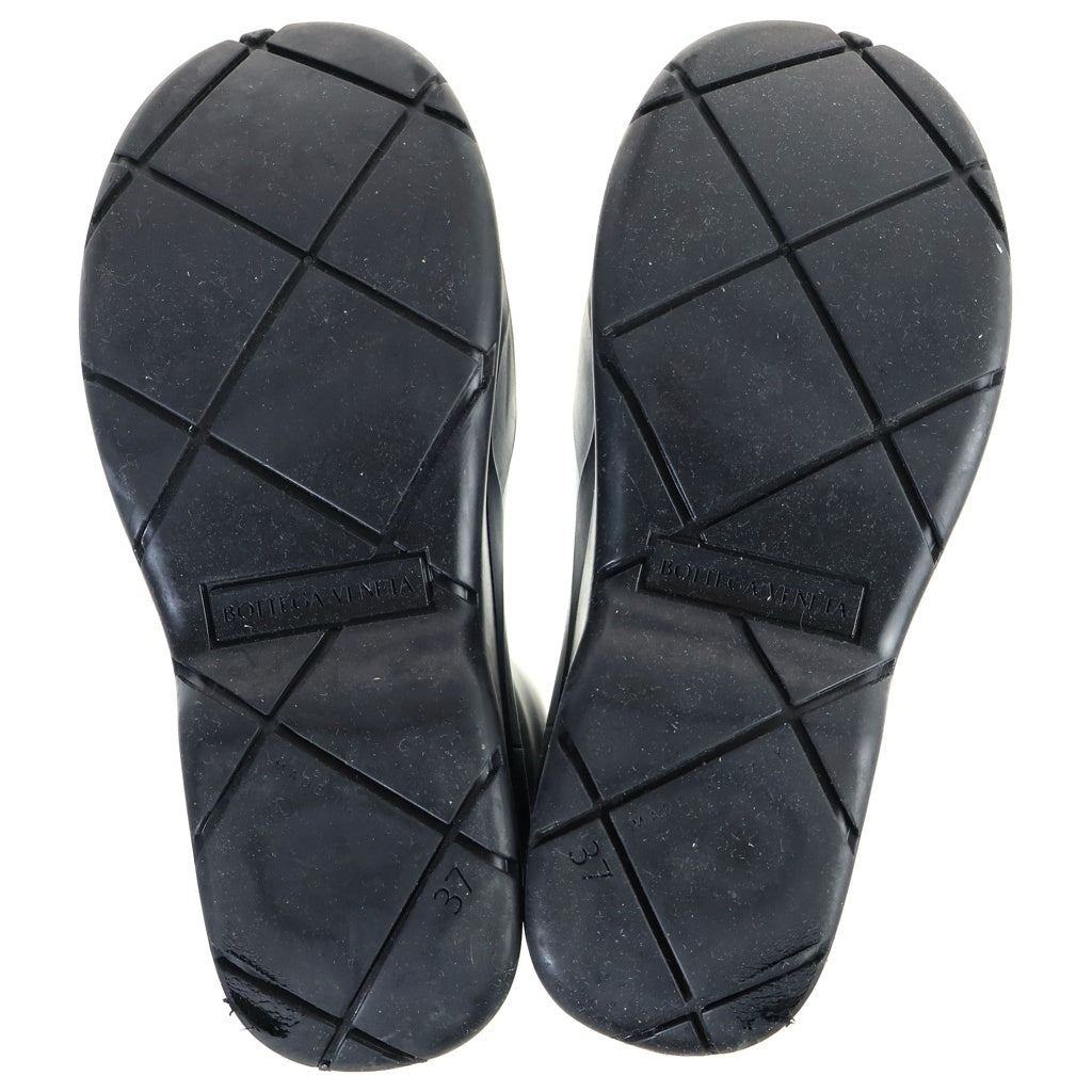 BOTTEGA VENETA(ボッテガヴェネタ) PADDLE HIGH BOOT パドル ロングブーツ ブラック レディース 66722