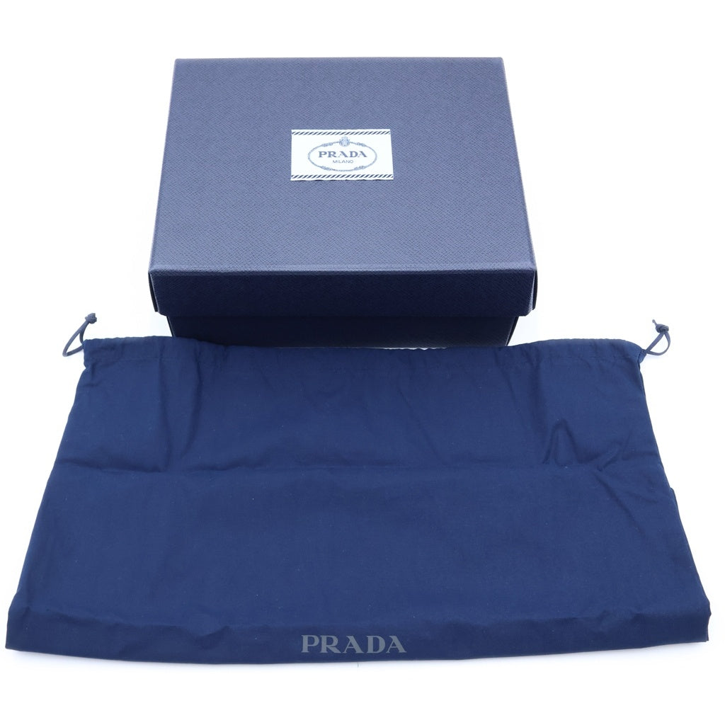PRADA(プラダ) トライアングルロゴ ナイロンバケットハット ブラック 1HC137 2DMI レディース