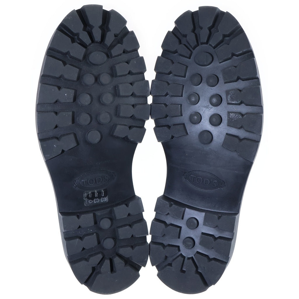 TOD'S(トッズ) Tタイムレス レザー ローファー シューズ ゴールド金具 ブラック XXM08J0ER60AKT