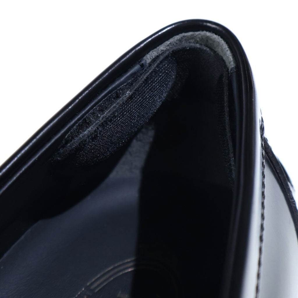 TOD'S(トッズ) Tタイムレス レザー ローファー シューズ ゴールド金具 ブラック XXM08J0ER60AKT