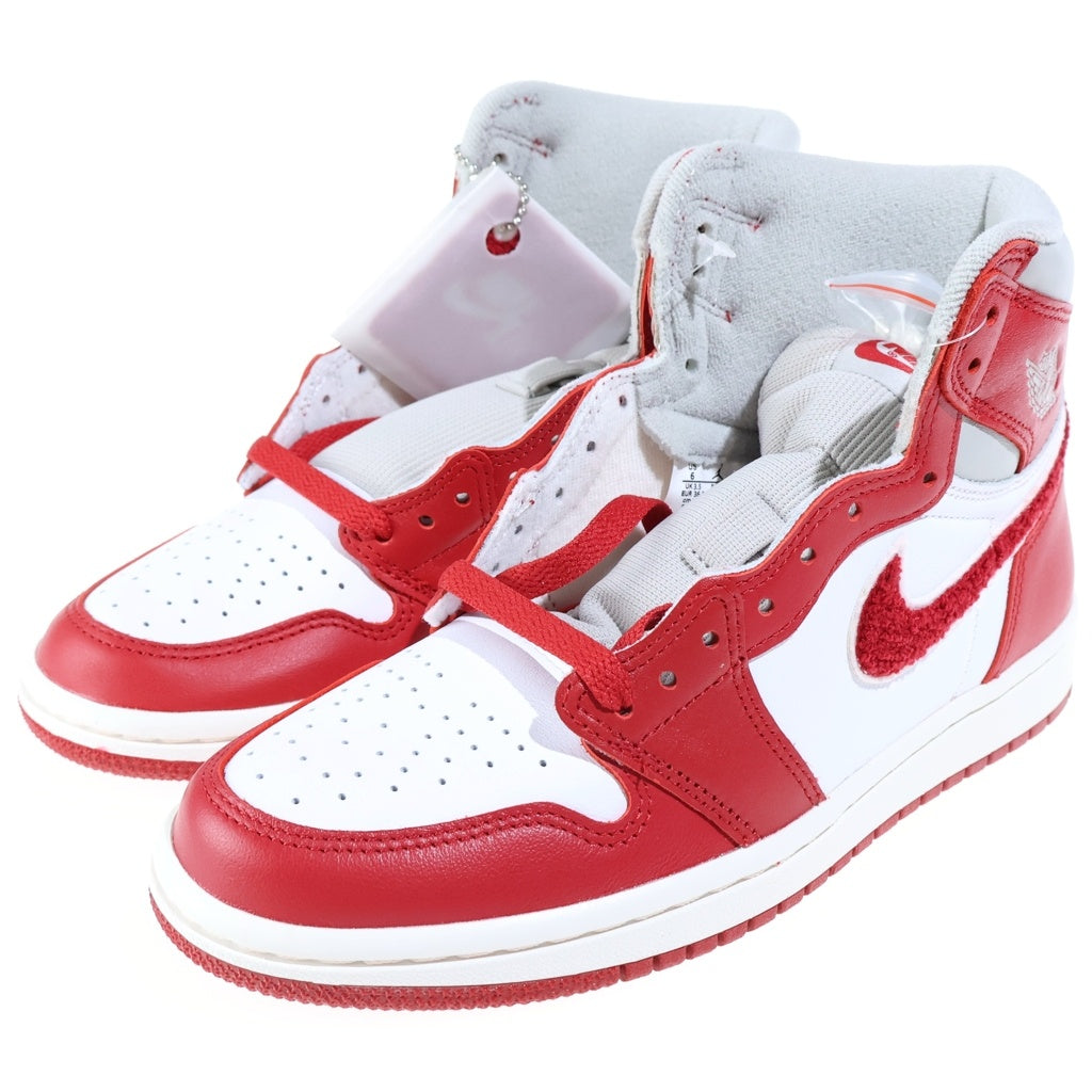 NIKE(ナイキ) WNMS AIR JORDAN1 RETRO HIGH OG DJ4891-061 ウィメンズ エアジョーダン1 レトロ ハイカットスニーカー レッド/ホワイト US6/23cm レディース