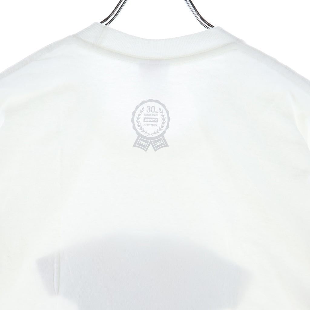 SUPREME(シュプリーム) 24SS 30th Anniversary Tee 30周年 アニバーサリー 半袖Tシャツ カットソーホワイト