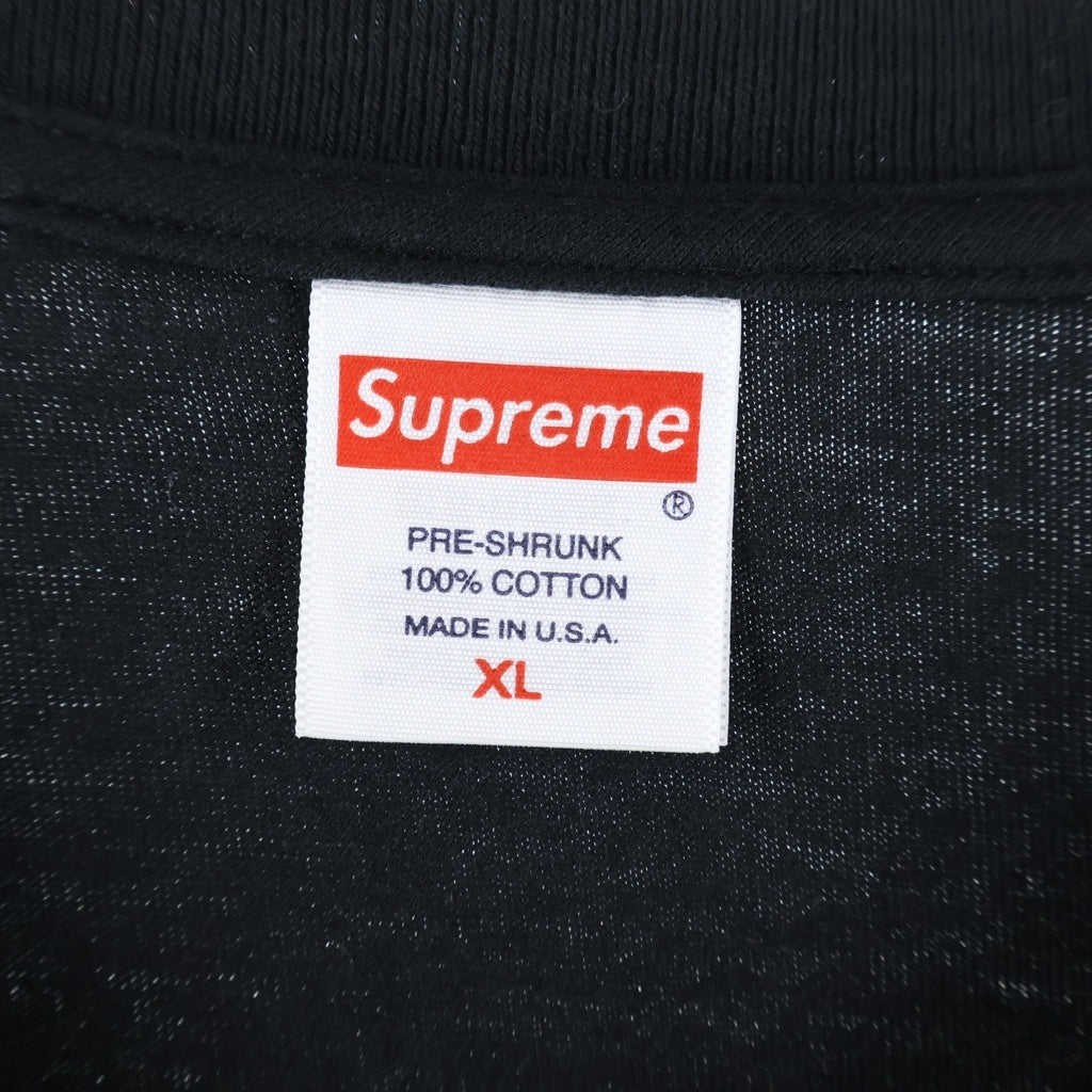 SUPREME(シュプリーム) 24SS Maradona Tee マラドーナ フォトプリント クルーネック 半袖Tシャツ カットソー ブラック