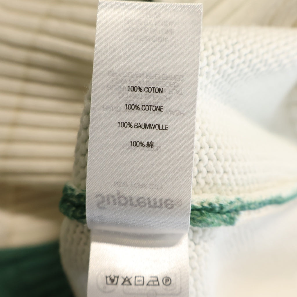 SUPREME(シュプリーム) 25SS Damien Hirst Sweater ダミアンハースト クルーネックニット セーター 厚手 ホワイト/グリーン