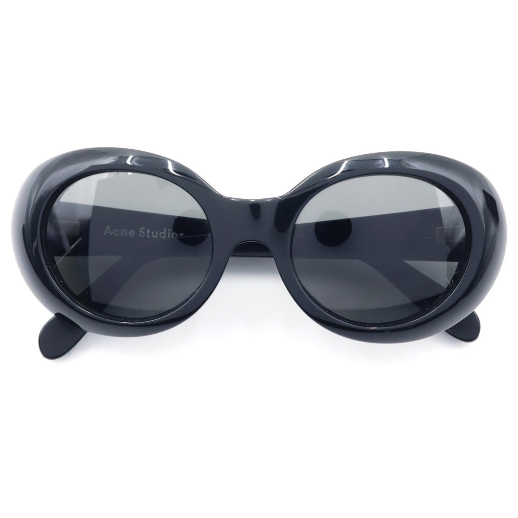 Acne Studios(アクネ ストゥディオズ) オーバル シェイプ サングラス アイウェア ブラック