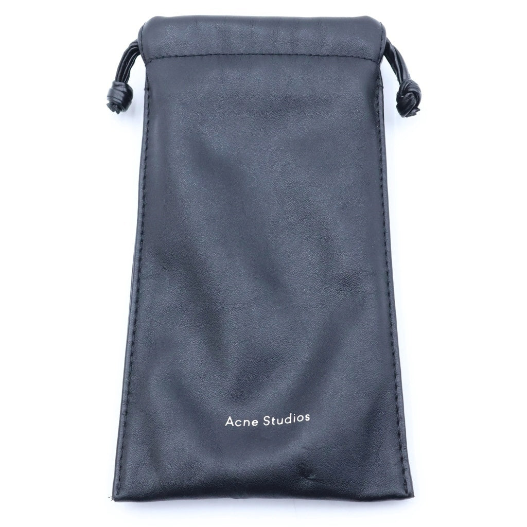 Acne Studios(アクネ ストゥディオズ) オーバル シェイプ サングラス アイウェア ブラック