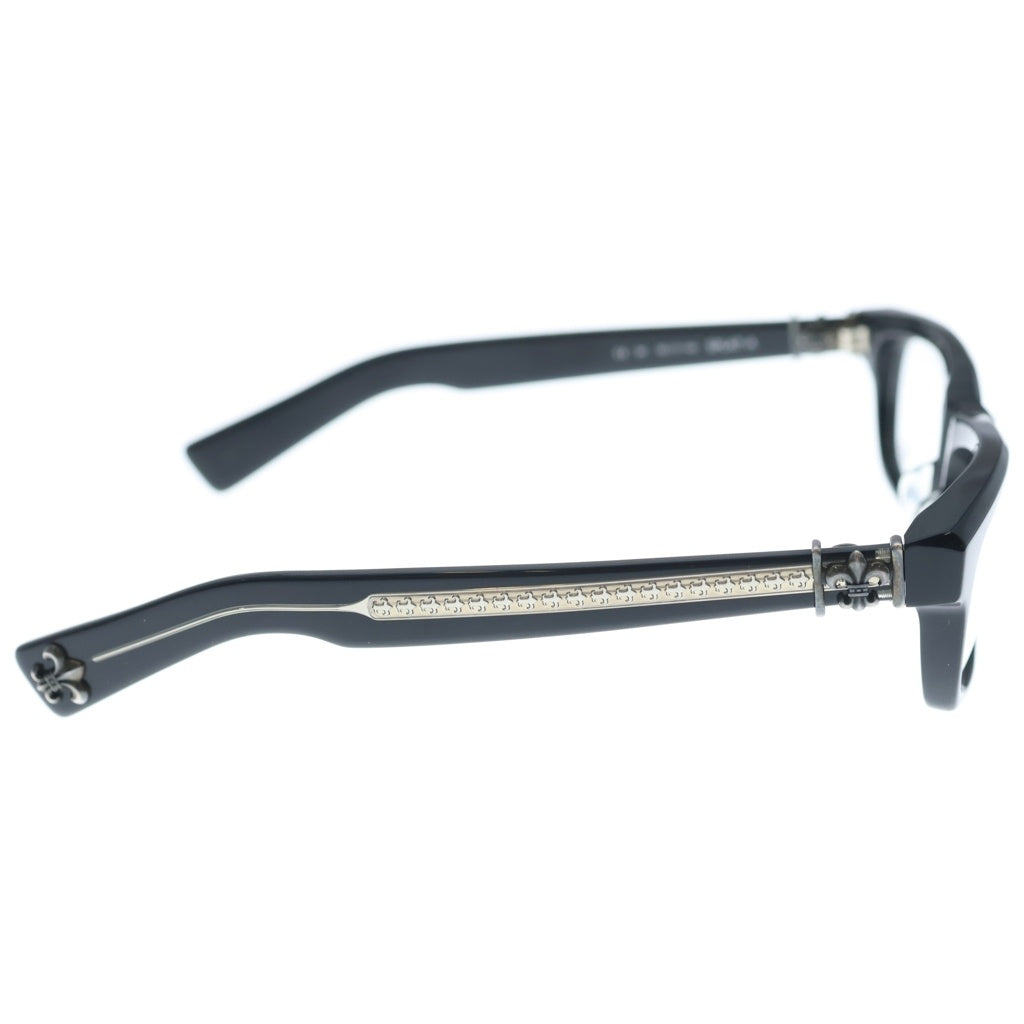 CHROME HEARTS(クロムハーツ) SPLAT-A BSフレアテンプル アイウェア サングラス メガネ ブラック/シルバー 55□17-143