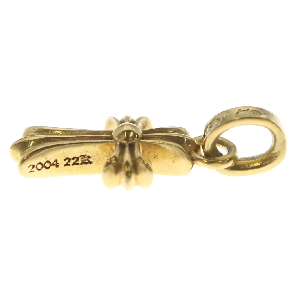 CHROME HEARTS(クロムハーツ) 22K CRS BBYFAT P/DIA ベイビーファットクロス PAVEダイヤ ペンダントトップ ゴールド BCA035