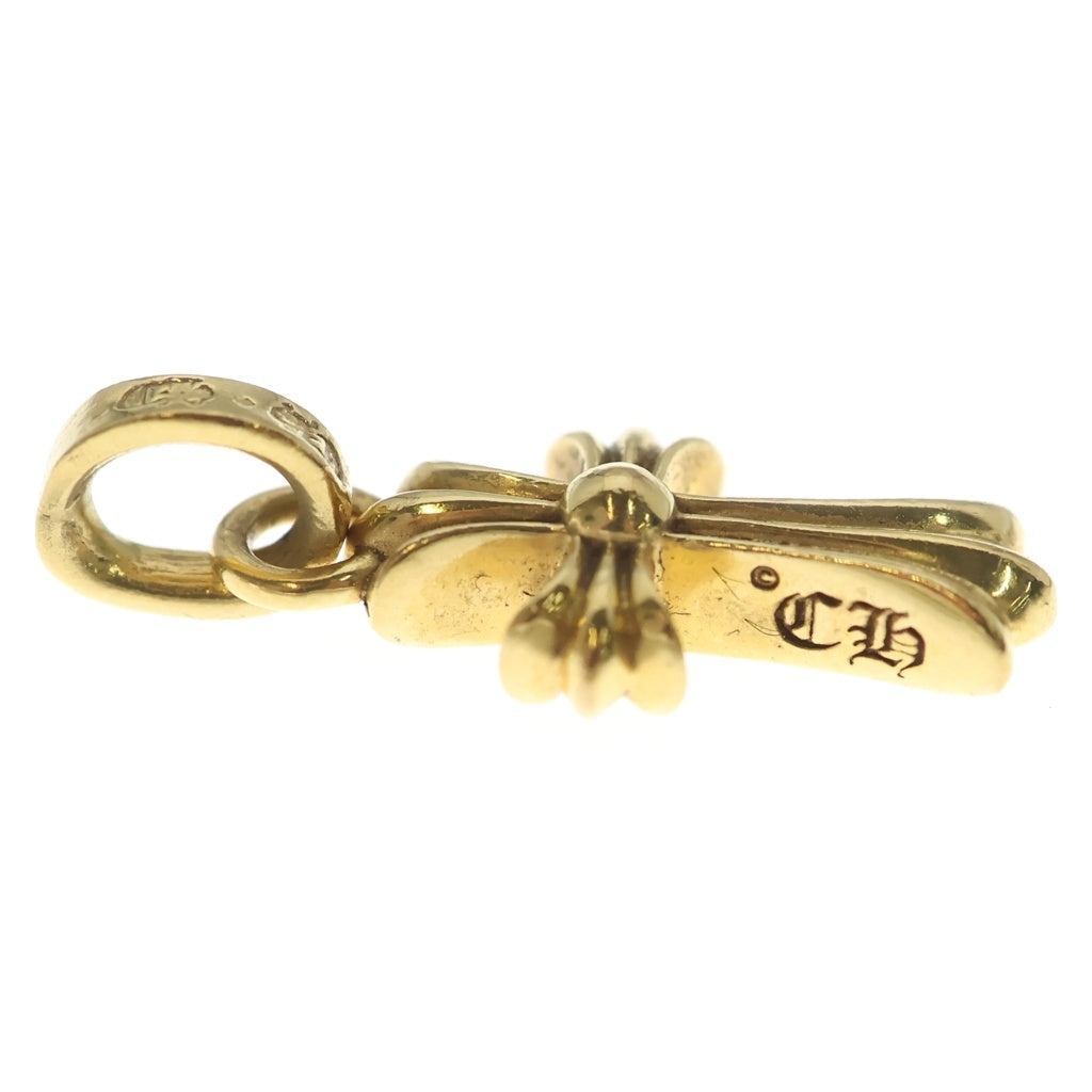CHROME HEARTS(クロムハーツ) 22K CRS BBYFAT P/DIA ベイビーファットクロス PAVEダイヤ ペンダントトップ ゴールド BCA035