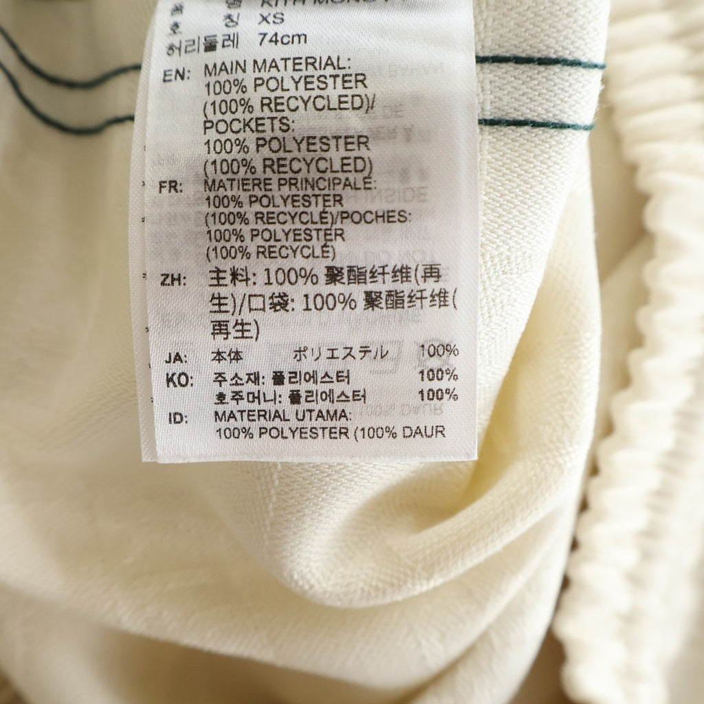 adidas(アディダス) ×KITH キス 総柄 サイド3ライン トラック パンツ ベージュ KA8604