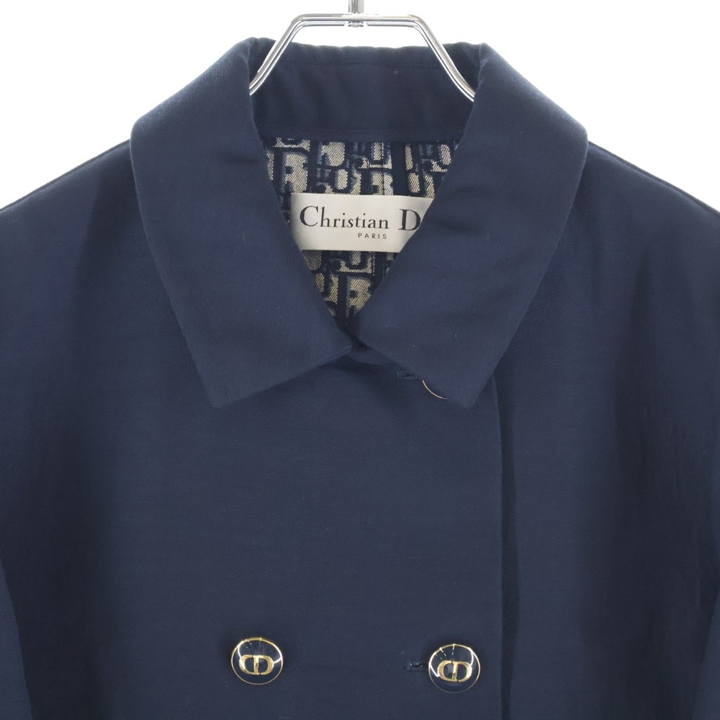 Christian Dior(クリスチャンディオール) オブリーク柄 ショート丈 クロップド ジャケット 311V86A1304