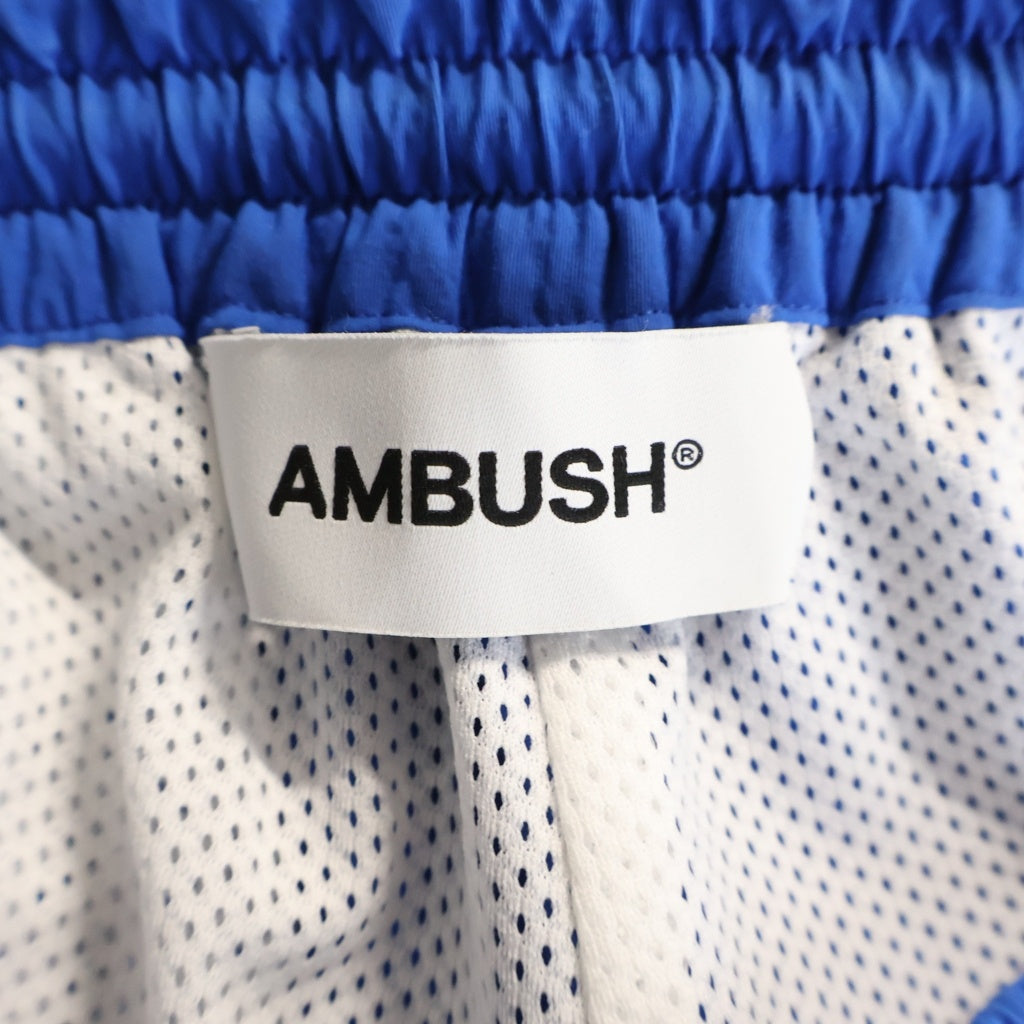 AMBUSH(アンブッシュ) Stripe Detail Track Pants ストライプ ディテール トラックナイロンパンツ ブルー 12114317