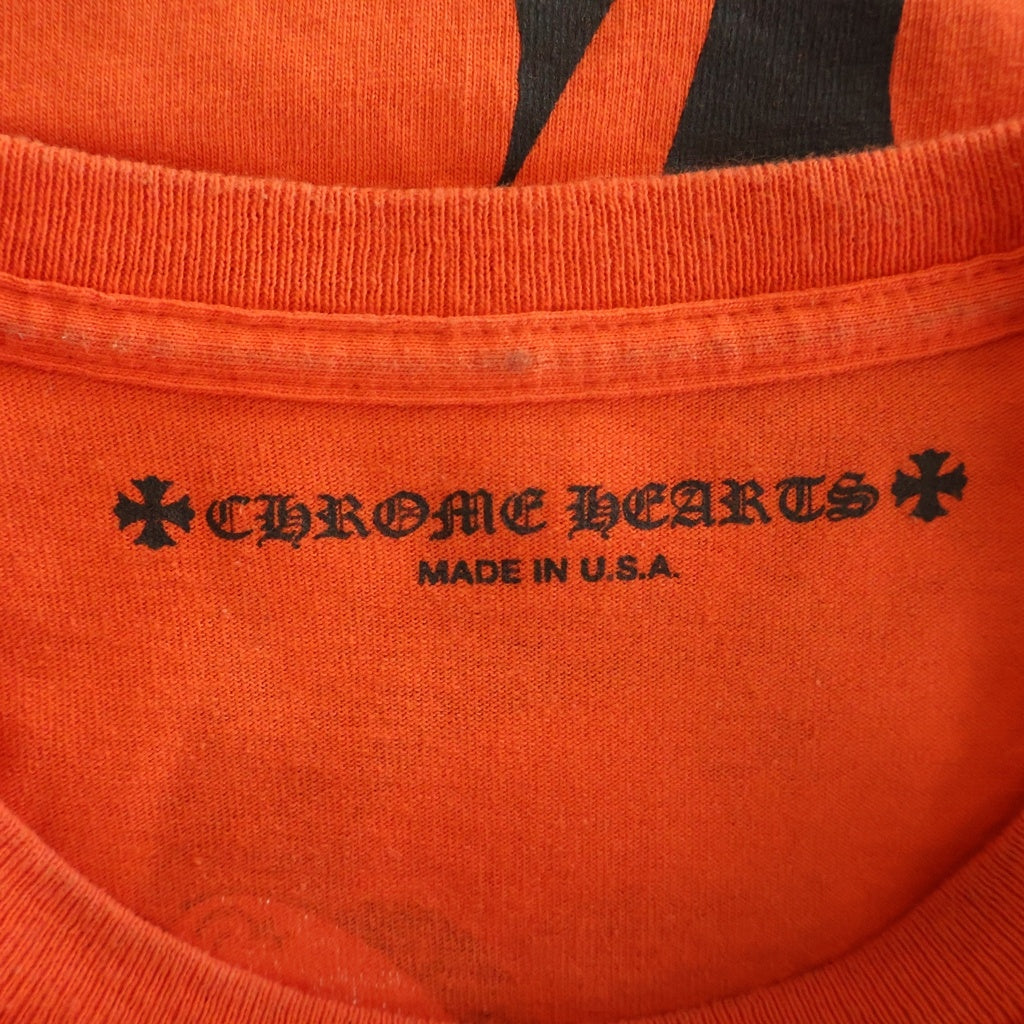 CHROME HEARTS(クロムハーツ) PRO U S/S TEE ORANGE MATTY BOY マッティボーイチョンパープリテンス ショートスリーブ 半袖Tシャツ バーミリオン オレンジ