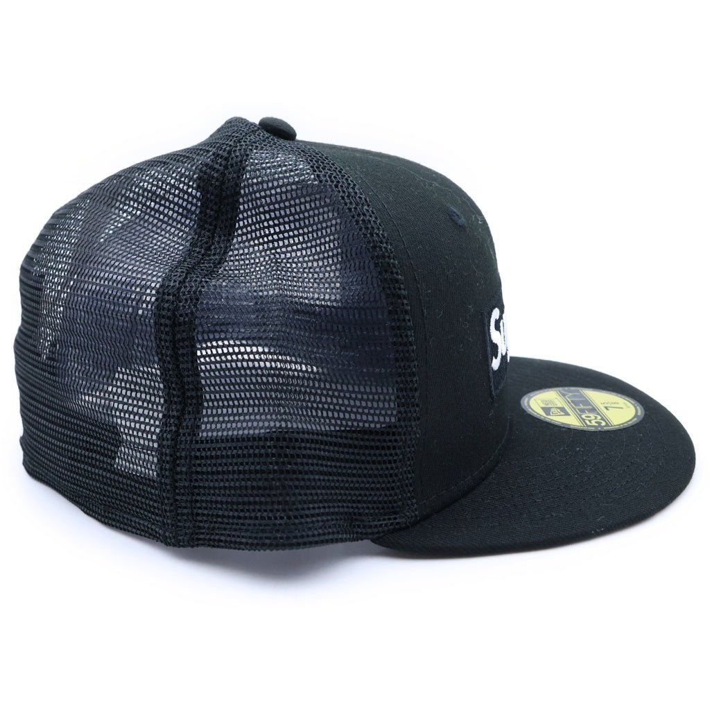 SUPREME(シュプリーム) 22SS ×New Era Box Logo Mesh Back Cap ボックスロゴ メッシュバック ベースボールキャップ 帽子 ブラック