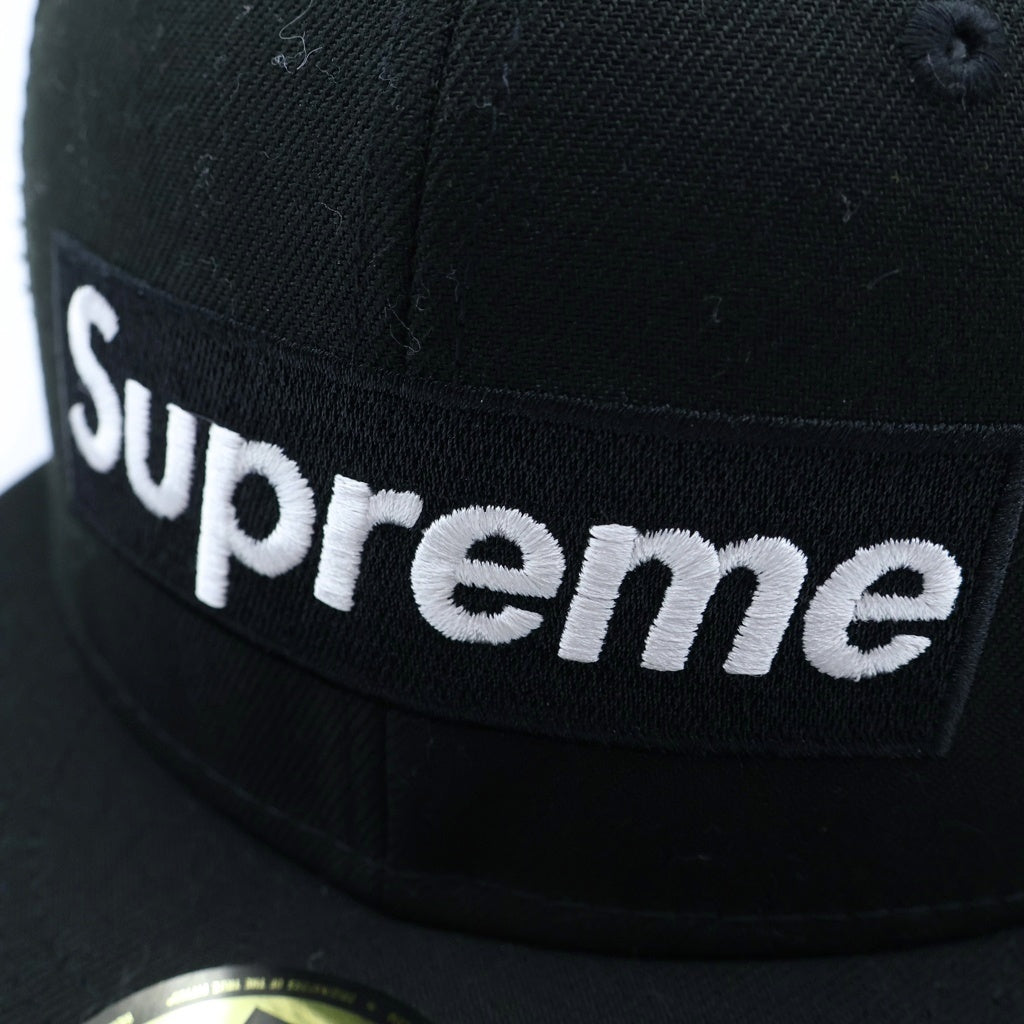 SUPREME(シュプリーム) 22SS ×New Era Box Logo Mesh Back Cap ボックスロゴ メッシュバック ベースボールキャップ 帽子 ブラック