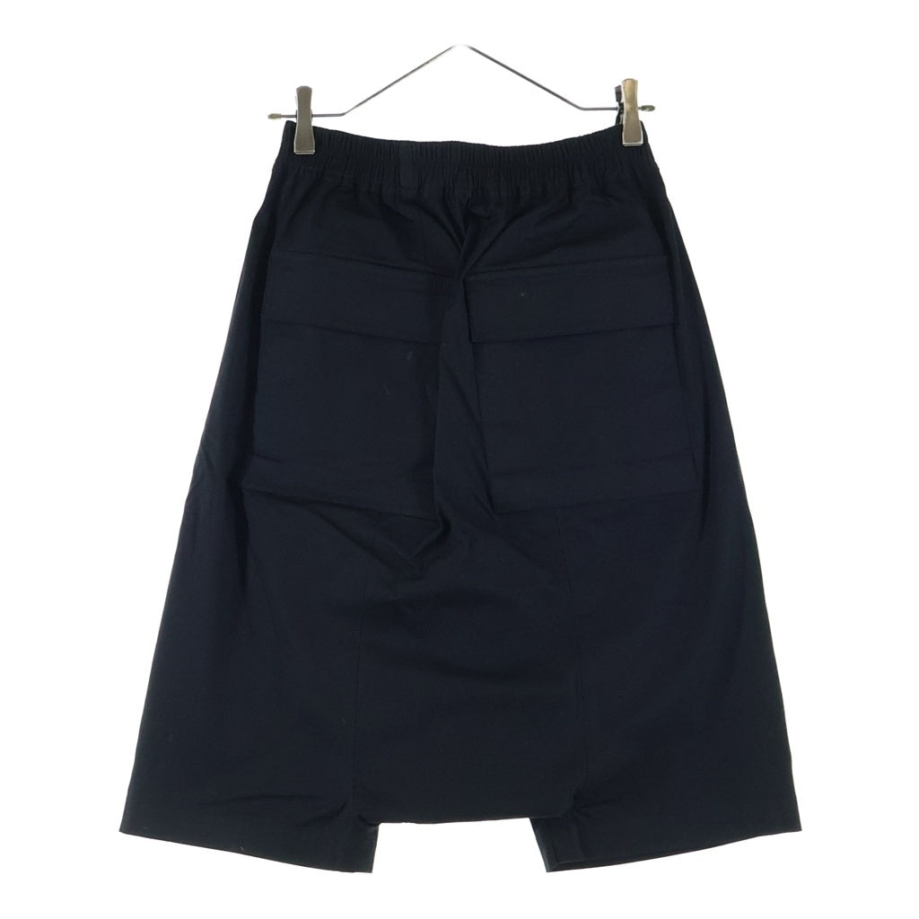 Rick Owens(リックオウエンス) 26SS RICK'S PODS SHORTS リックズ ポッズ レザー サルエル ショートパンツ ハーフパンツ ショーツ ブラック RU01F2384-TE