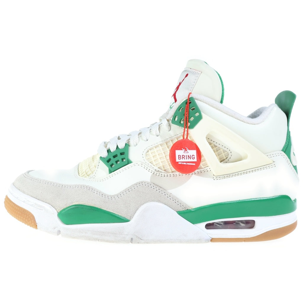 NIKE(ナイキ) AIR JORDAN 4 RETRO SP PINE GREEN エアジョーダン4 レトロ パイングリーン ハイカットスニーカー ホワイト/グリーン US8/26cm DR5415-103